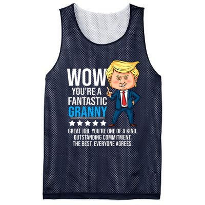 Funny Trump Quote Fantastic Granny Grandmother Mesh Reversible Basketball Jersey Tank