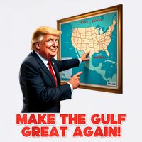 Funny Trump Renaming AmericaS Gulf Of Mexico Great Again Kids Sweatshirt