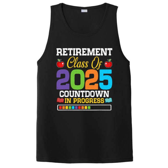 Funny Teacher Retirement Class Of 2025 Countdown In Progress Gift PosiCharge Competitor Tank