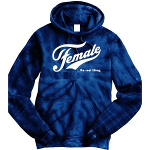 Female The Real Thing Tie Dye Hoodie