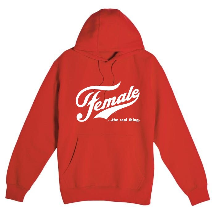 Female The Real Thing Premium Pullover Hoodie