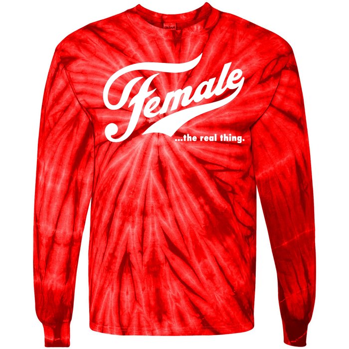 Female The Real Thing Tie-Dye Long Sleeve Shirt