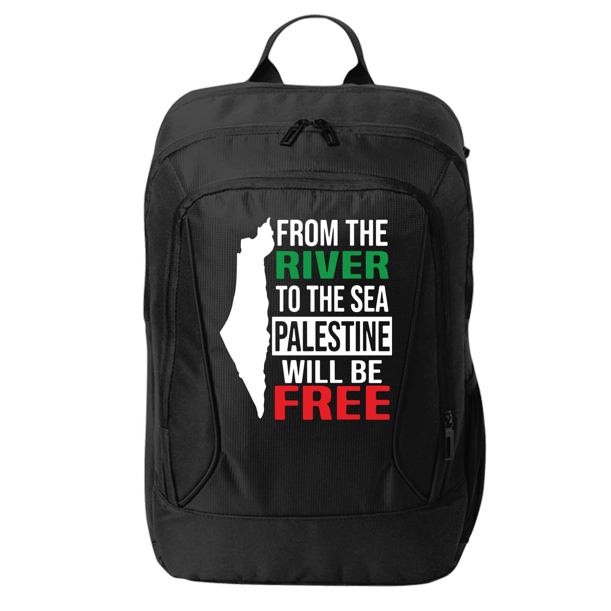 From The River To The Sea Palestine Will Be Free City Backpack