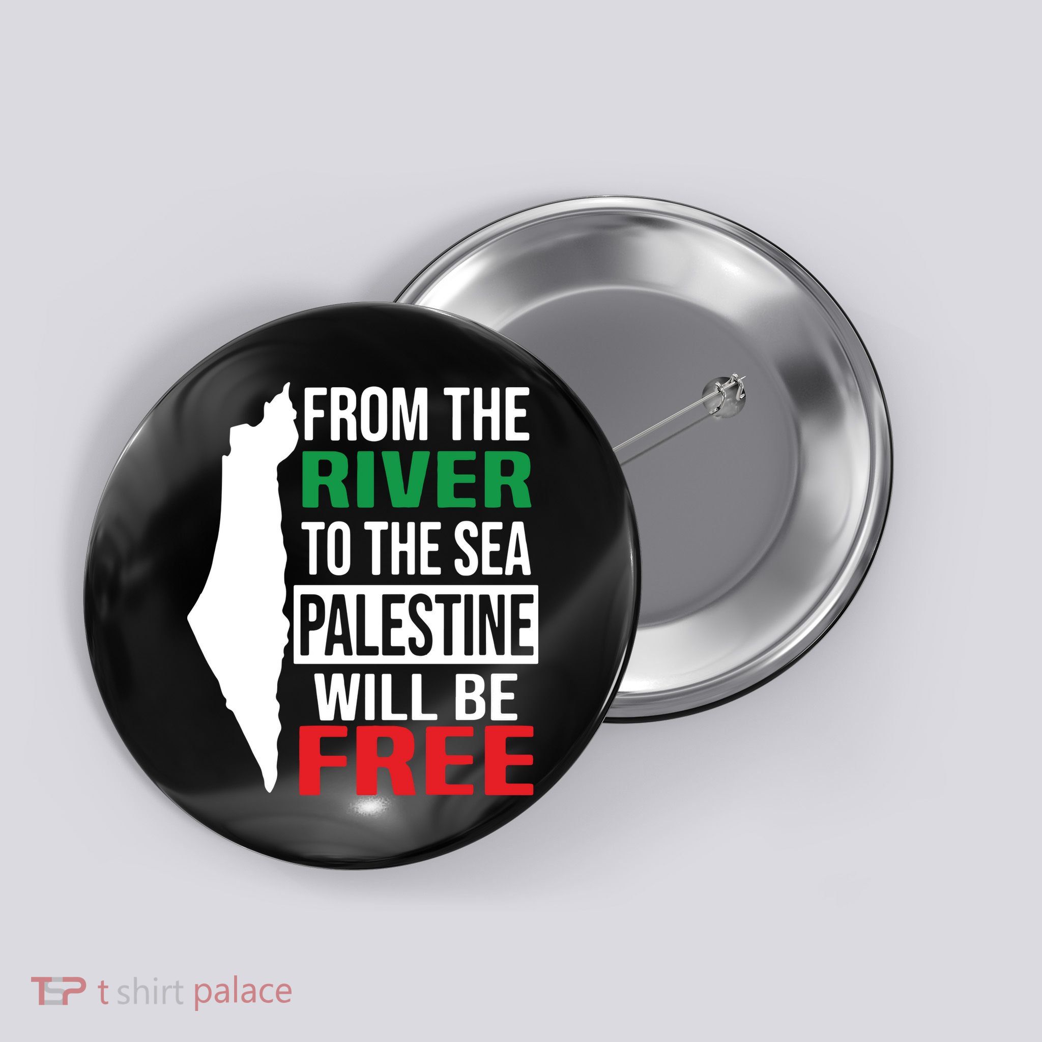 From The River To The Sea Palestine Will Be Free Button