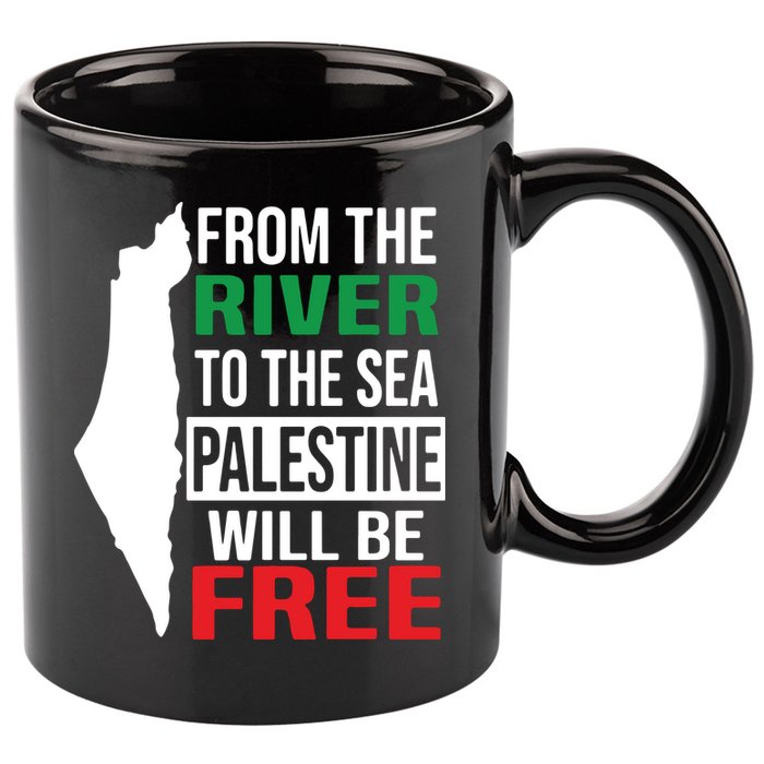 From The River To The Sea Palestine Will Be Free 11oz C Handle Ceramic Mug