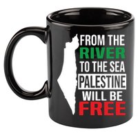 From The River To The Sea Palestine Will Be Free 11oz C Handle Ceramic Mug