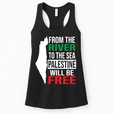 From The River To The Sea Palestine Will Be Free Womens Tank Top
