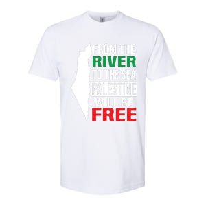 From The River To The Sea Palestine Will Be Free Softstyle CVC T-Shirt