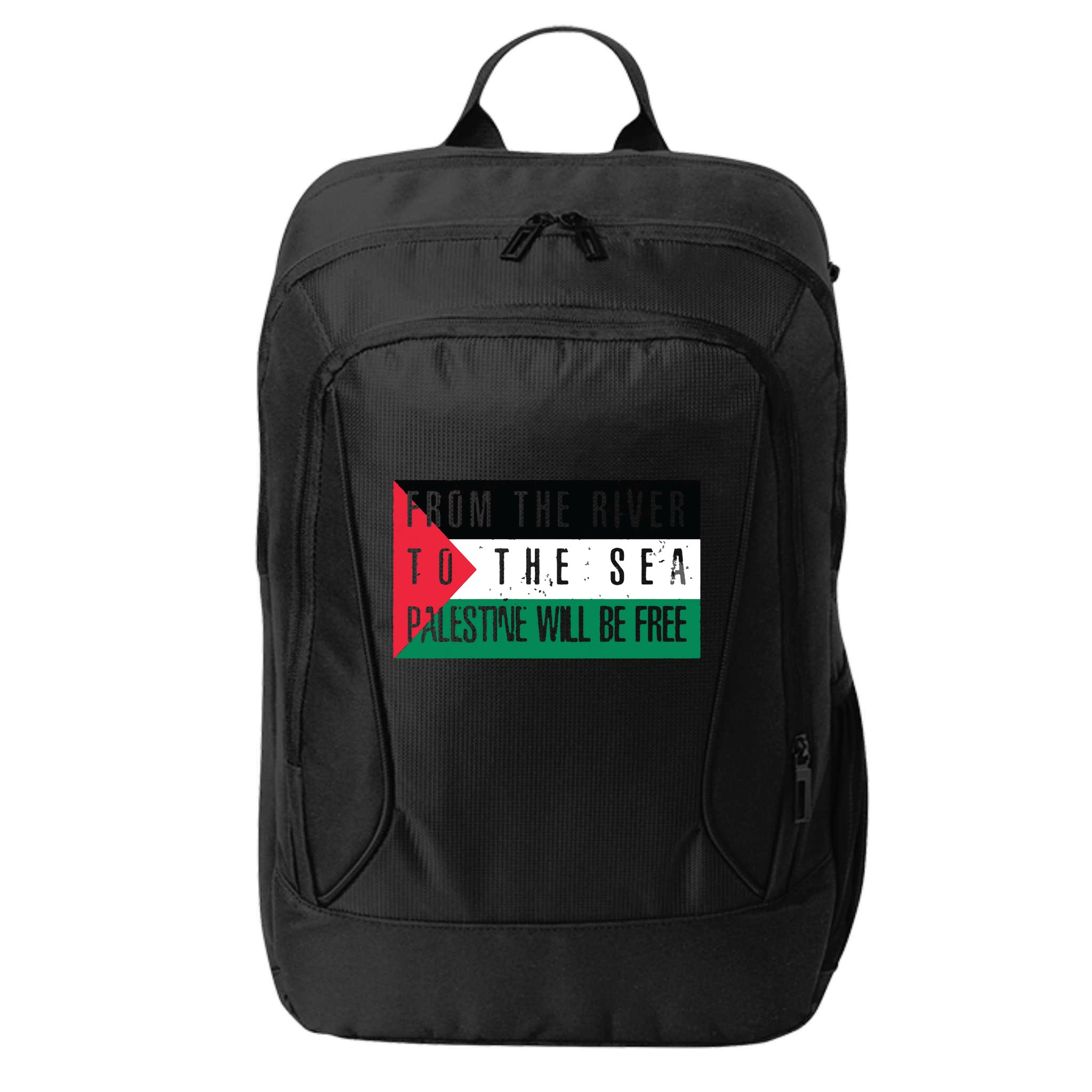 From The River To The Sea Palestine Will Be Free City Backpack