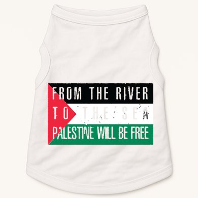 From The River To The Sea Palestine Will Be Free Doggie Tank