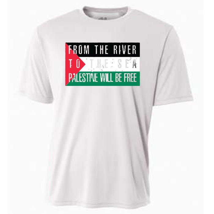 From The River To The Sea Palestine Will Be Free Cooling Performance Crew T-Shirt