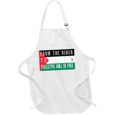 From The River To The Sea Palestine Will Be Free Apron