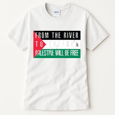 From The River To The Sea Palestine Will Be Free Tall T-Shirt