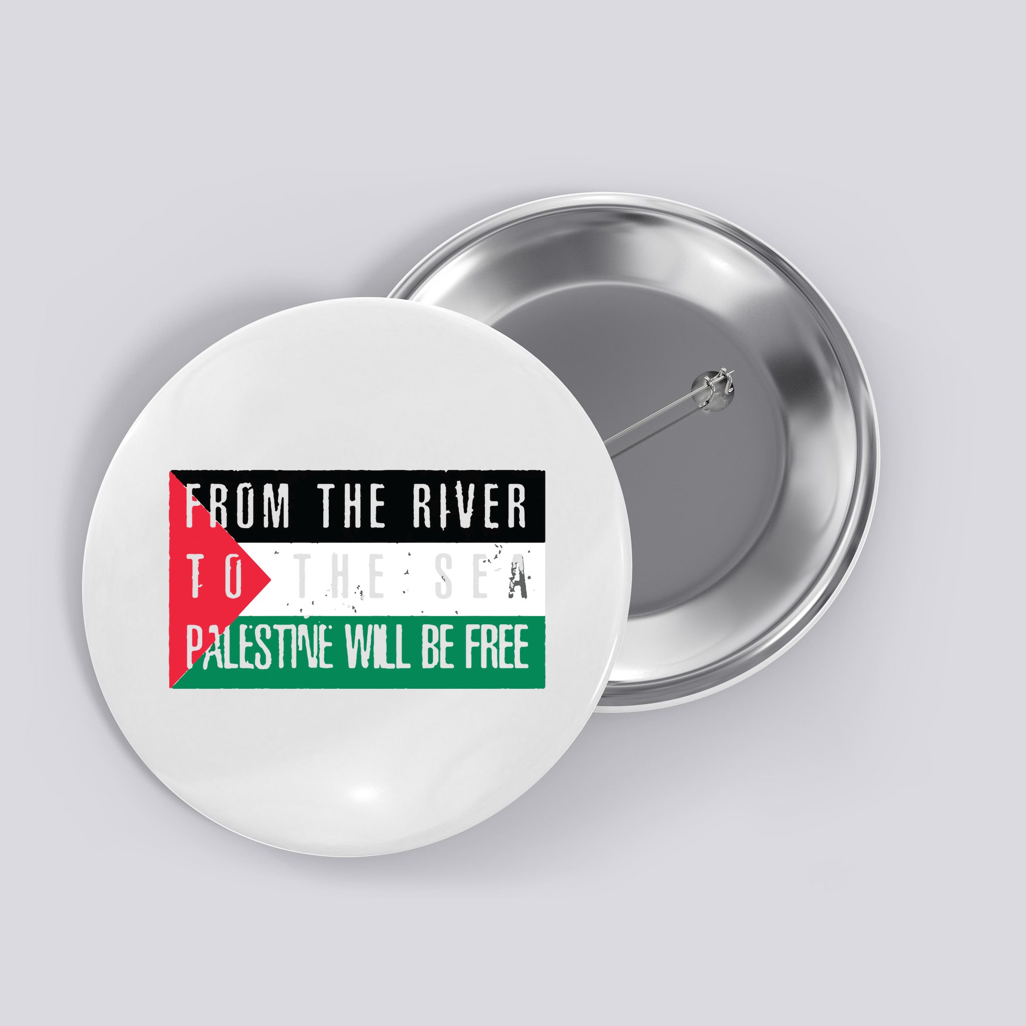 From The River To The Sea Palestine Will Be Free Button