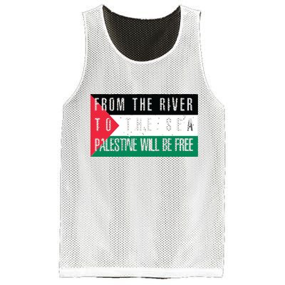 From The River To The Sea Palestine Will Be Free Mesh Reversible Basketball Jersey Tank