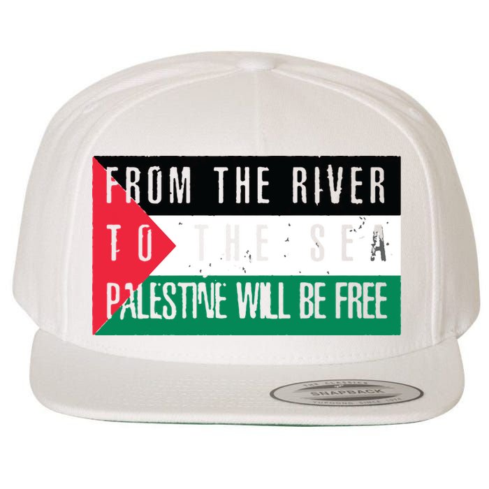 From The River To The Sea Palestine Will Be Free Wool Snapback Cap