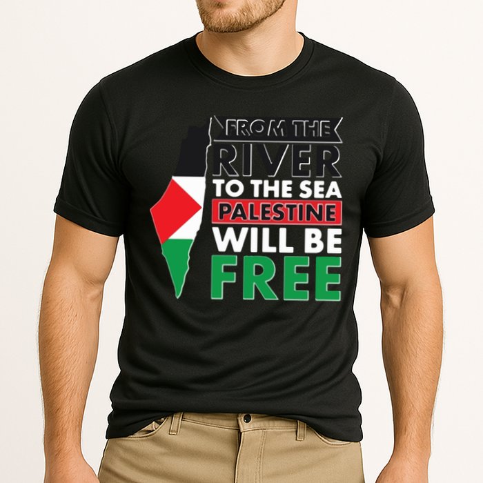 From The River To The Sea Palestine Will Be Free Cooling Performance Crew T-Shirt
