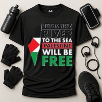 From The River To The Sea Palestine Will Be Free Cooling Performance Crew T-Shirt