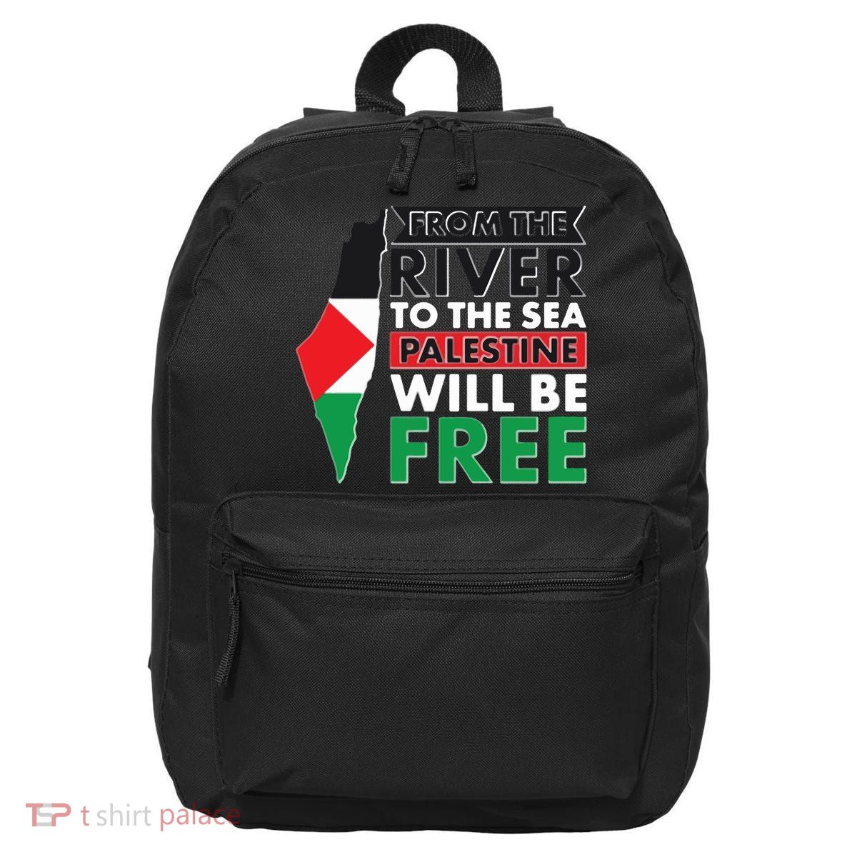 From The River To The Sea Palestine Will Be Free 16 in Basic Backpack