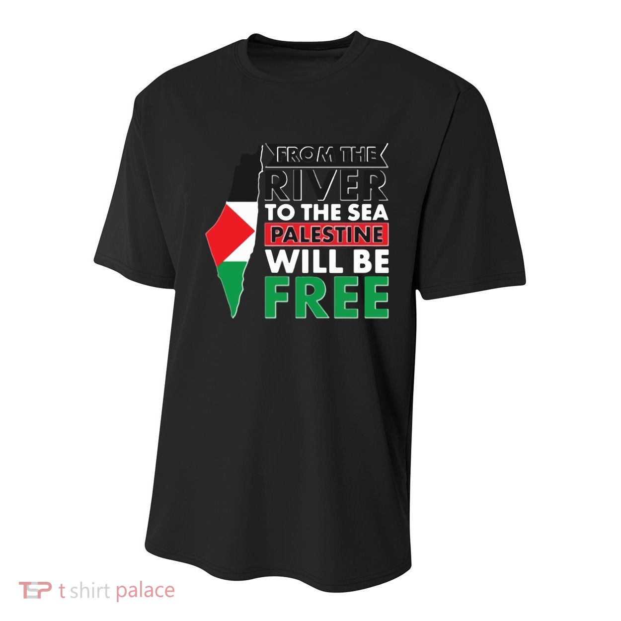 From The River To The Sea Palestine Will Be Free Youth Performance Sprint T-Shirt