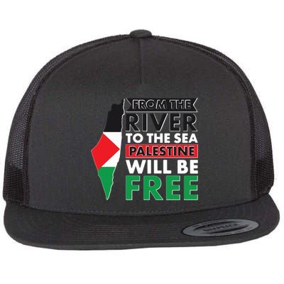 From The River To The Sea Palestine Will Be Free Flatbill Hat