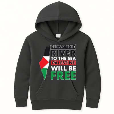 From The River To The Sea Palestine Will Be Free Kids Hoodie