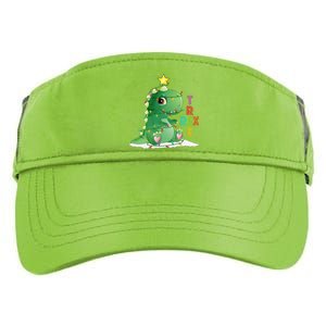 Funny Tree Rex Christmas Tree Lights Dinosaur T Rex Adult Drive Performance Visor