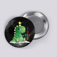 Funny Tree Rex Christmas Tree Lights Dinosaur T Rex Button