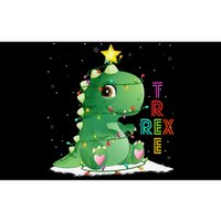 Funny Tree Rex Christmas Tree Lights Dinosaur T Rex Bumper Sticker