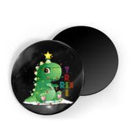 Funny Tree Rex Christmas Tree Lights Dinosaur T Rex Magnet