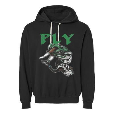 Fly The Reverse Hurdle Garment-Dyed Fleece Hoodie