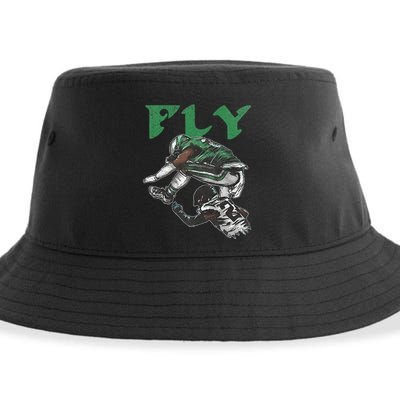 Fly The Reverse Hurdle Sustainable Bucket Hat