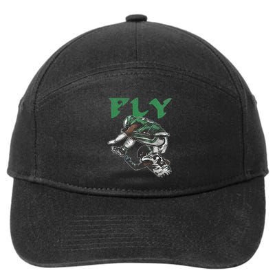 Fly The Reverse Hurdle 7-Panel Snapback Hat