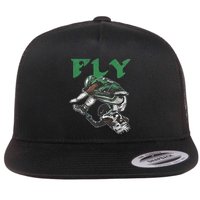 Fly The Reverse Hurdle Flat Bill Trucker Hat