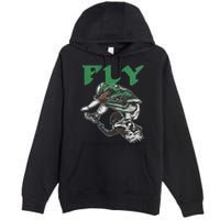 Fly The Reverse Hurdle Premium Pullover Hoodie