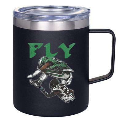 Fly The Reverse Hurdle 12oz Stainless Steel Coffee Mug