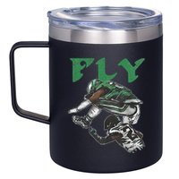 Fly The Reverse Hurdle 12oz Stainless Steel Coffee Mug