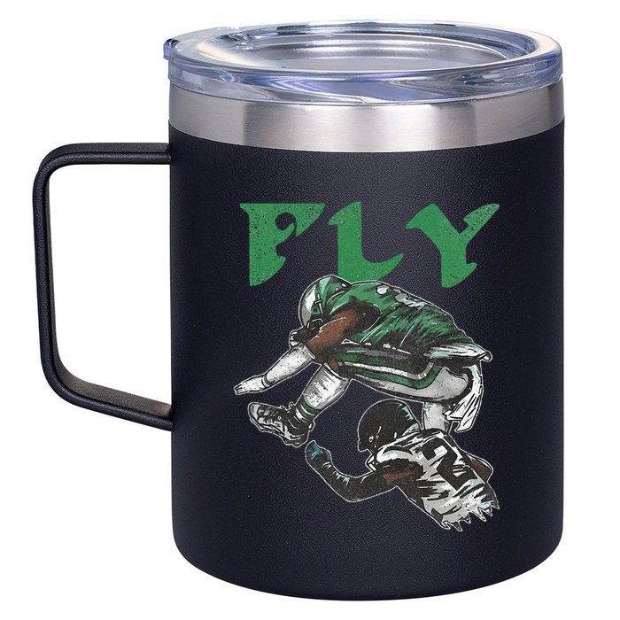 Fly The Reverse Hurdle 12oz Stainless Steel Coffee Mug