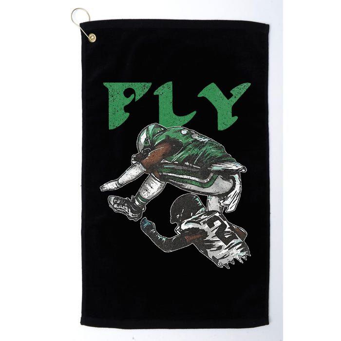 Fly The Reverse Hurdle Golf Towel
