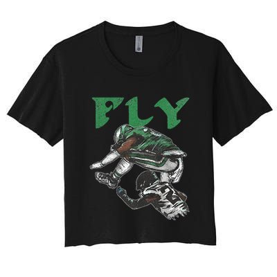 Fly The Reverse Hurdle Crop Top