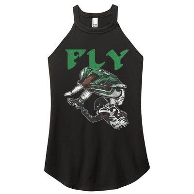 Fly The Reverse Hurdle Women's Perfect Tri Rocker Tank