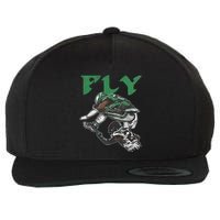 Fly The Reverse Hurdle Wool Snapback Cap