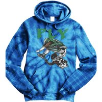 Fly The Reverse Hurdle Tie Dye Hoodie