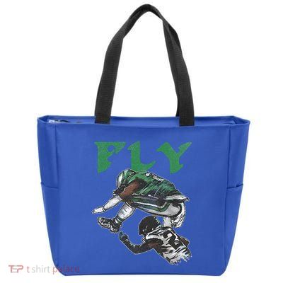 Fly The Reverse Hurdle Zip Tote Bag