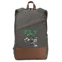 Fly The Reverse Hurdle Cotton Canvas Backpack
