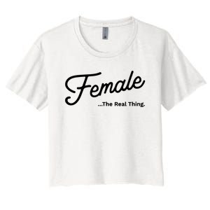 Female The Real Thing Female The Real Thing Women's Crop Top Tee