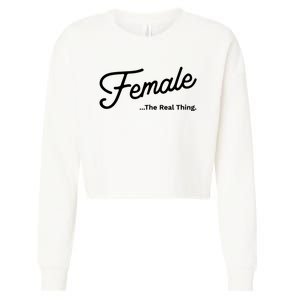 Female The Real Thing Female The Real Thing Cropped Pullover Crew