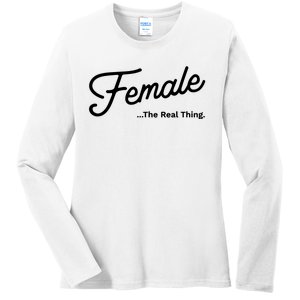 Female The Real Thing Female The Real Thing Ladies Long Sleeve Shirt