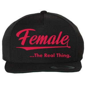 Female The Real Thing Wool Snapback Cap