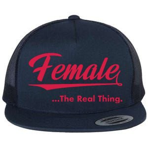 Female The Real Thing Flat Bill Trucker Hat